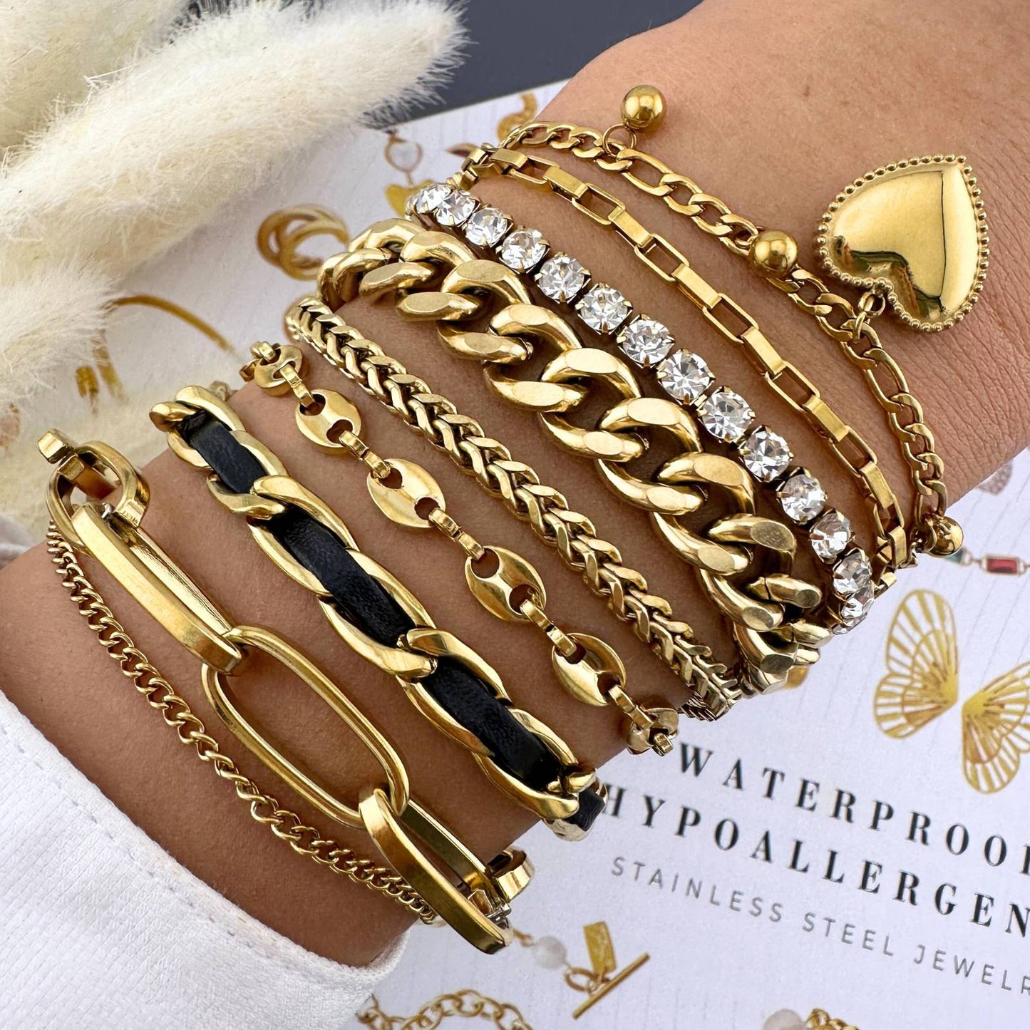 The Everyday Sparkle Bracelet – Waterproof 18K Gold-Plated