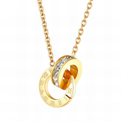 18K GOLD PLATED STAINLESS STEEL NECKLACE - 87703-0